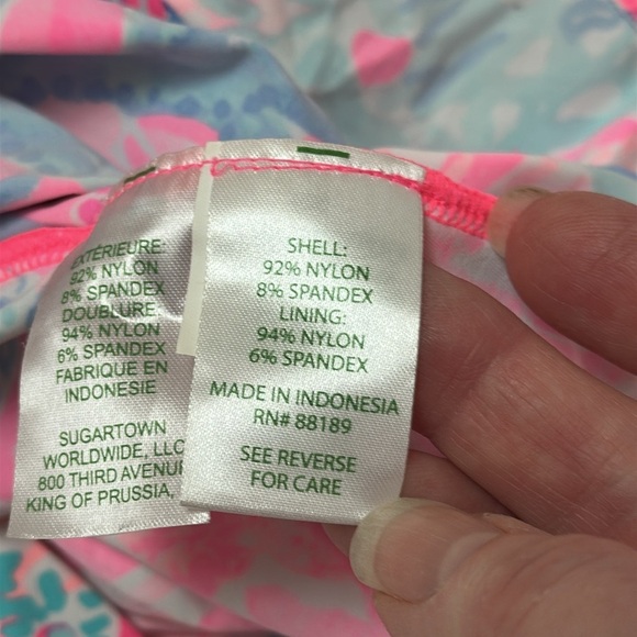 Lilly Pulitzer Margarete Swim Coverup Dress Adjustable Straps Bright Pink EUC  S - Picture 8 of 12